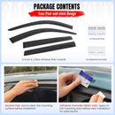 Window Visor 2023-2025 Honda CR-V Low Profile Style Tape on Window Visors Guards - Auto Sports Accessories & Performance