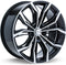 RTX Black Widow Alloy Wheel Rim Size 16 x 7 Inch Bolt Pattern 5x100 Offset 35 Center Bore 54.1  Toyota Corolla