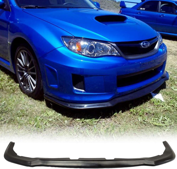 📈Front Lip for 2011-2014 Subaru Impreza WRX STI HD Style Black Front Bumper Lip PU