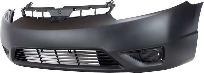 Front Bumper OEM Replacement Bumper 2006-2008 Honda Civic Coupe 2 door Unpainted - Auto Sports Accessories & Performance