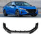 Front Lip compatiable with 2024-2025 Nissan Sentra Glossy Black Polypropylene 3PC Bumper Lip