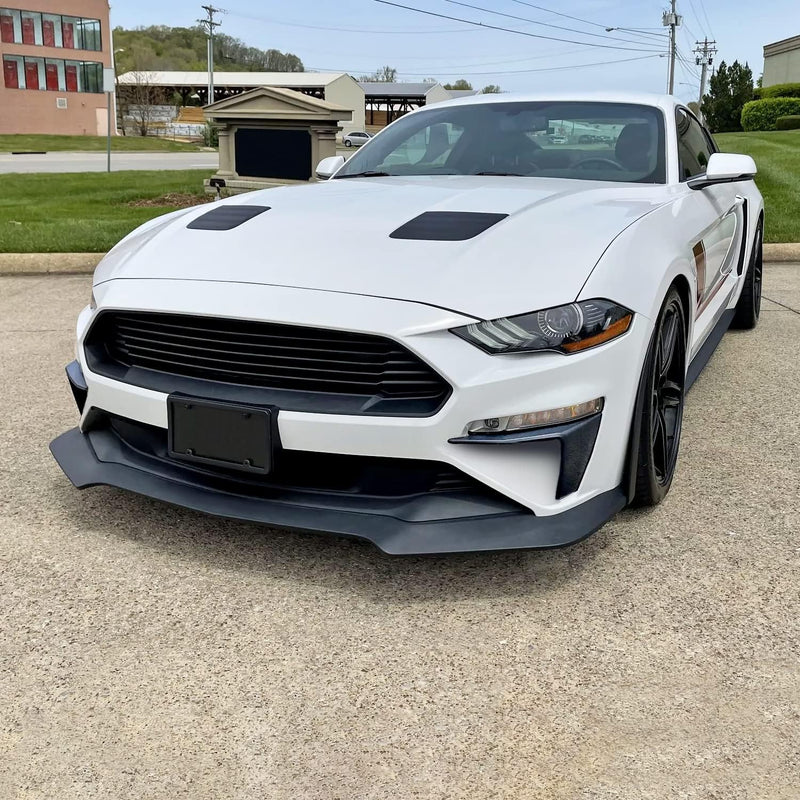 Fog Light Trim Cover 2018-2022 Ford Mustang GT/Ecoboost Front Bumper Fog Light Vent Canards Cover