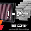 Engine Drop Air Filter K&N 33-2232 High Performance Replacement Air Filter - Auto Sports Accessories & Performance