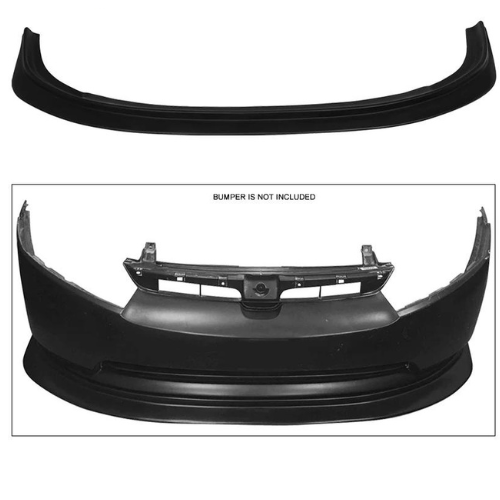 Front Lip 2006-2008 Honda Civic FA5 4Dr Sedan Ikon Aero DP Front Bumper Lip - Auto Sports Accessories & Performance