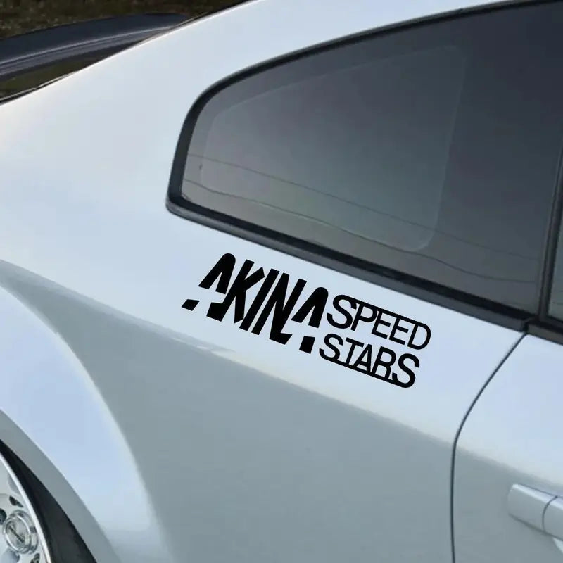 EPP® Custom Vinyl Sticker Die Cut Akina Speed Stars Sticker – JDM Car Decal | Custom Vinyl Cut | Initial D Drift Style