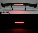 Spoiler Universal JDM GT Style Carbon Fiber Print Trunk Spoiler ABS w/ Light 57" - Auto Sports Accessories & Performance