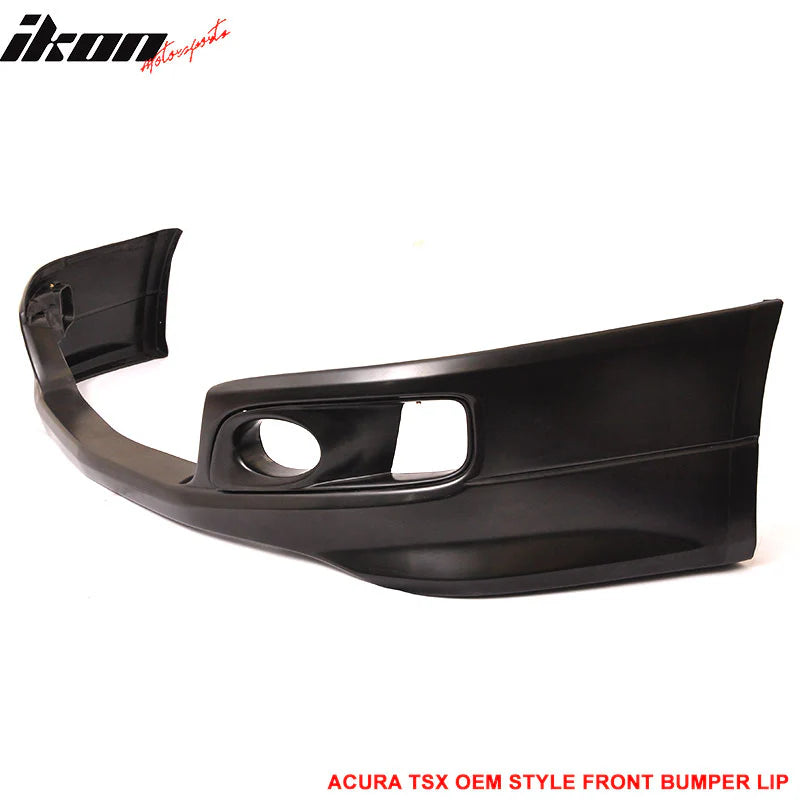 Front Lip 2006-2008 Acura TSX OEM Style Unpainted Front Bumper Lip PU