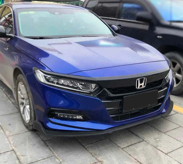 Front Lip 2018-2021 Honda Accord Sedan 4door 3 piece style Front Bumper Lip - Auto Sports Accessories & Performance