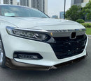 Front Lip 2018-2021 Honda Accord V4 style Front Bumper Lip 3 pieces/ set - Auto Sports Accessories & Performance