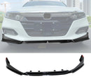 Front Lip 2018-2021 Honda Accord V4 style Front Bumper Lip 3 pieces/ set - Auto Sports Accessories & Performance