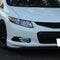 Front Lip 2012-2013 Honda Civic Coupe HF-P Style 2 pcs/ Set Unpainted Front Bumper Lip PU