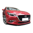 Front Lip 2014-2017 Mazda 3 V1 Style Painted Front Bumper Lip Spoiler PP - Auto Sports Accessories & Performance