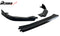 Front Lip for 2022-2025 Subaru WRX D Style Painted Gloss Black Front Bumper Lip ABS by IKON MOTORSPORTS