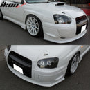 Front Lip 2004-2005 Subaru Impreza WRX STI Style Front Bumper Lip PU Side Cover
