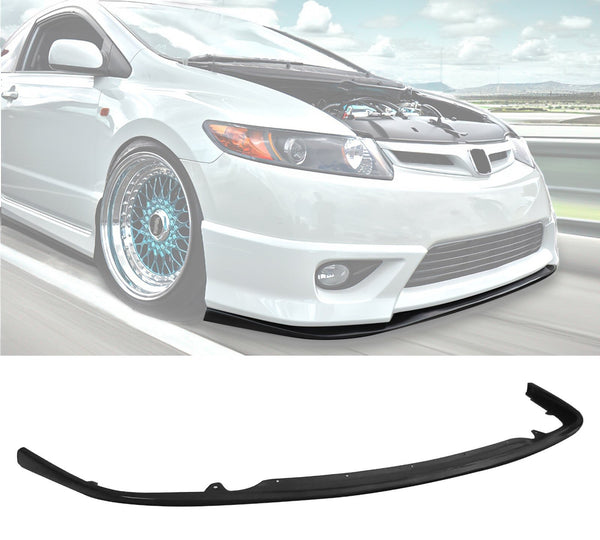 Front Lip 2009-2011 Honda Civic 2Dr Coupe CS1 Style Front Bumper Lip Spoiler PU - Auto Sports Accessories & Performance