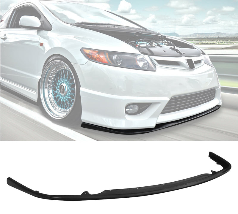 Front Lip 2009-2011 Honda Civic 2Dr Coupe CS1 Style Front Bumper Lip Spoiler PU