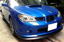 Front Lip 2006-2007 Subaru Impreza STI WRX CS1 style Front Bumper Lip