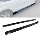 Side Skirt 2022-2024 Honda Civic 11th gen Sedan/ Hatchback Side Skirts Extension Lips PP Glossy Black - Auto Sports Accessories & Performance