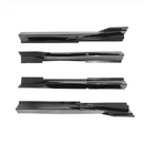 Side Skirt 2014-2023 Infiniti Q50 IKON Style 4PC Side Skirt PP Glossy Black