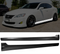 Side Skirt 2006-2013 Lexus IS250 IS350 IN-S Style Matte Black Side Skirt PP Unpainted Matte Black Side Skirts PP - Auto Sports Accessories & Performance