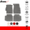 IKON Car Floor Mat for 1996-2000 Honda Civic Gray Carpet 4PC Nylon