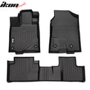 Floor Mat Compatible with 2016-2018 Acura RDX Floor Mats, 3D Molded Custom Pad Black TPE Thermo Plastic Elastomer All Weather Liner Protector 1st and 2nd Front Rear Protection 3PC Set