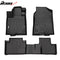 Floor Mat Compatible with 2016-2018 Acura RDX Floor Mats, 3D Molded Custom Pad Black TPE Thermo Plastic Elastomer All Weather Liner Protector 1st and 2nd Front Rear Protection 3PC Set - Auto Sports Accessories & Performance