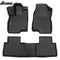 Floor Mat Compatible with 2019-2025 Acura RDX  Floor Mats, 3D Molded Custom Pad Black TPE Thermo Plastic Elastomer All Weather Liner Protector 1st and 2nd Front Rear Protection 3PC Set