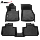 Floor Mat Compatible with 2023-2025 BMW X1 Molded Custom Pad Black TPE Thermo Plastic Elastomer All Weather Liner Protector 1st and 2nd Front Rear Protection 3PC Set