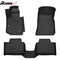 Floor Mat Compatible with 2019-2025 BMW 3-Series G20 AWD Molded Custom Pad Black TPE Thermo Plastic Elastomer All Weather Liner Protector 1st and 2nd Front Rear Protection 3PC Set