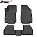 Floor Mat Compatible with 2014-2023 Chevy Trax Buick Encore  Molded Custom Pad Black TPE Thermo Plastic Elastomer All Weather Liner Protector 1st and 2nd Front Rear Protection 3PC Set