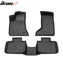 Floor Mat Compatible with 2011-2023 Dodge Charger AWD Chrysler 300 AWD 3D Molded Custom Pad Black TPE Thermo Plastic Elastomer All Weather Liner Protector 1st and 2nd Front Rear Protection 3PC Set