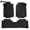 IKON Floor Mat Compatible with 2012-2016 Honda CR-V CRV Floor Mats, 3D Molded Custom Carpets 1st 2nd Row Front Rear Protection 3PC Pad Black TPE Thermo Plastic Elastomer All Weather Liner Protector