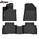 IKON Floor Mat Compatible with 2023-2025 Kia Sportage Hybrid  3D Custom Carpets 1st 2nd Row Protection 3PC All Weather Liner Protector