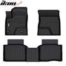 Floor Mat Compatible with 2023-2025 Mitsubishi Outlander PHEV 3D Molded Custom Pad Black TPE Thermo Plastic Elastomer All Weather Liner Protector 1st and 2nd Front Rear Protection 3PC Set