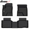 Floor Mat Compatible with 2023-2025 Mitsubishi Outlander PHEV 3D Molded Custom Pad Black TPE Thermo Plastic Elastomer All Weather Liner Protector 1st and 2nd Front Rear Protection 3PC Set