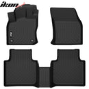 Floor Mat Compatible with 2018-2024 VW Tiguan 5/7 Seats, Floor Mats, 3D Molded Custom Pad Black TPE Thermo Plastic Elastomer All Weather Liner Protector - Auto Sports Accessories & Performance