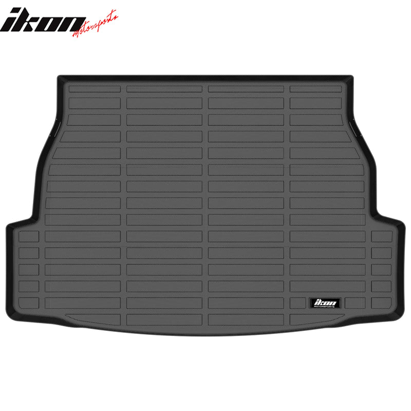 IKON TRUNK MAT Compatible with 2019-2024 Toyota RAV4 (NOT for prime) Heavy Duty Rear Trunk Mat 3D TPE Cargo Liner - Auto Sports Accessories & Performance