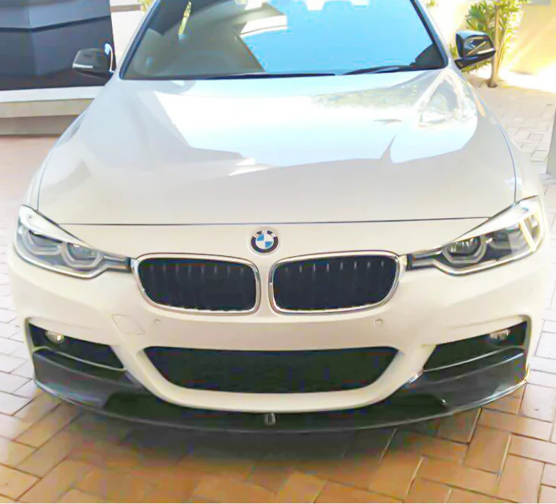 📈Front Lip 2012-2018 BMW 3 Series F30 M Sport bumper Real Carbon Fiber MP Style one piece