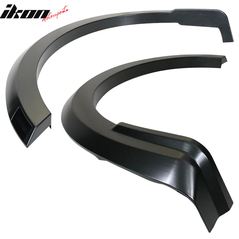 Fender Flare 2021-2025 Ford F150 F1-50 R Style Matte Black Fender Flares PP Injection - Auto Sports Accessories & Performance