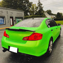 Spoiler 2009-2015 Infiniti G35 G37 4Door Sedan PSM Style Rear Trunk Spoiler Wing Lip Glossy Black