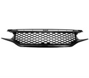 Grille 2019-2021 Honda Civic Coupe/ Sedan front Grill Honey Comb Mesh Style Glossy Black/ Set