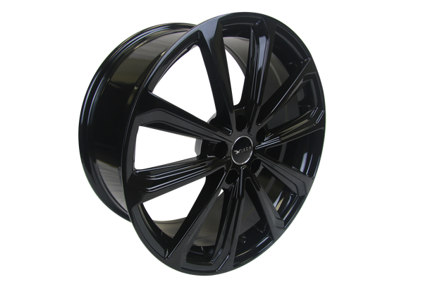 IKON Alloy Wheels IK113 Style  GLOSS BLACK • 19X8.5 5X114.3 ET42 CB73.1 - Auto Sports Accessories & Performance