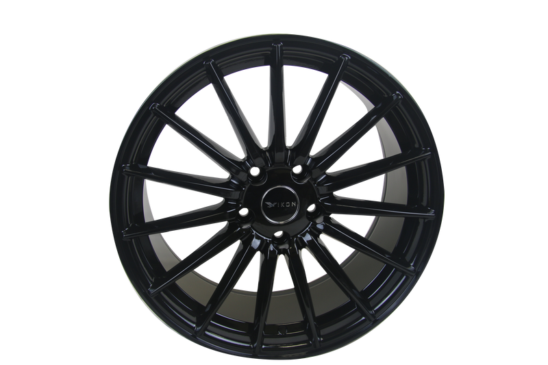 IKON Alloy Wheel IK115 5X114.3 18X8 Bore 72.6 offset+35mm GLOSSY BLACK