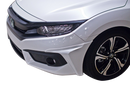 Front Splitters 2016-2018 Honda Civic HF-P Style Painted Front Bumper Lip Splitters