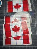 Vinyl Sticker Decal Canada Flag Sticker 2 pcs/ set for Windshield/ Bumpers - Auto Sports Accessories & Performance