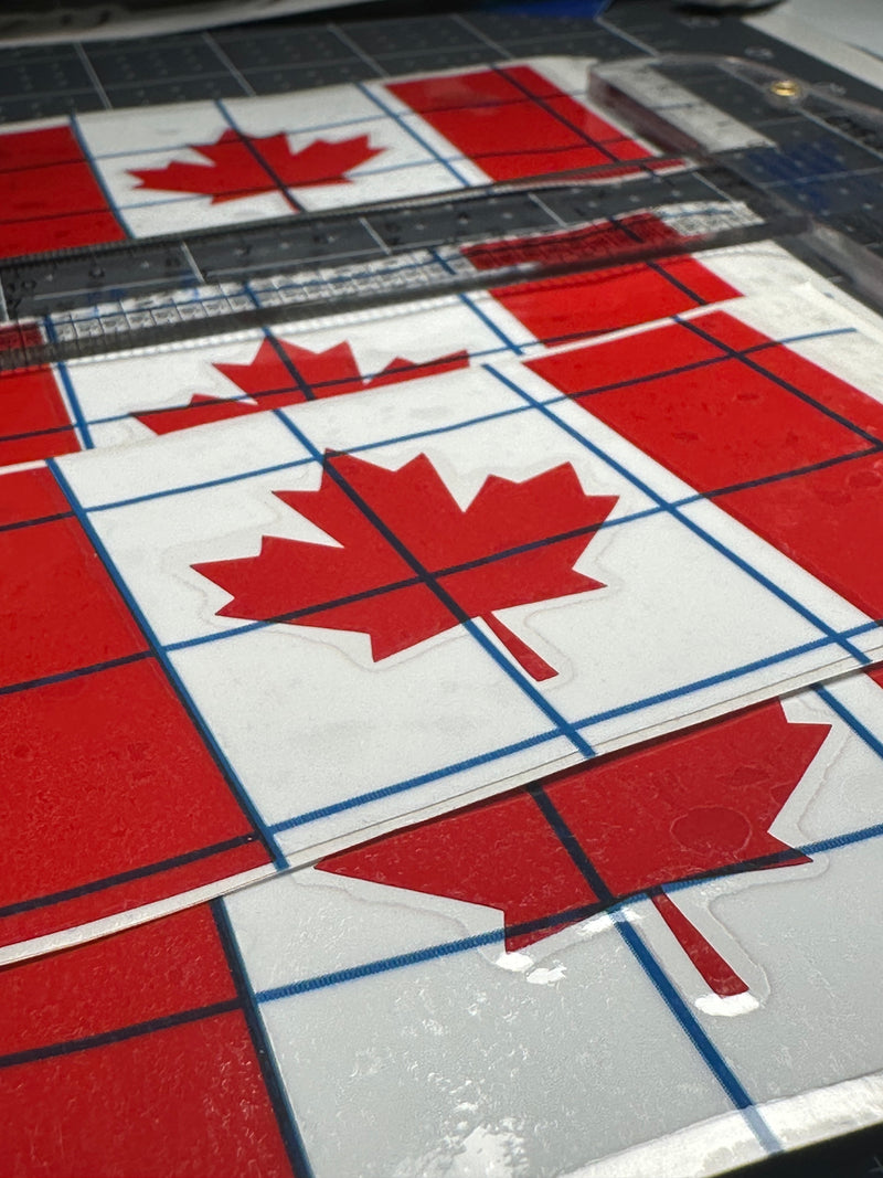 Vinyl Sticker Decal Canada Flag Sticker 2 pcs/ set for Windshield/ Bumpers - Auto Sports Accessories & Performance