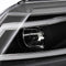Headlight Housing Kit Projector Dual Halo Led Black for 2012-2013 Honda Civic Coupe/ 2012-2015 Civic Sedan LED Bar Projector Headlights (Glossy Black Housing/Smoke Lens)