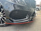 Front Lip 2019-2021 Mercedes Benz W205 C Class Glossy Black Polypropylene 3PC Bumper Lip