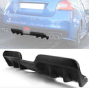 Diffuser 2015-2021 Subaru WRX STI Matte Black Rear Bumper Diffuser PP - Auto Sports Accessories & Performance